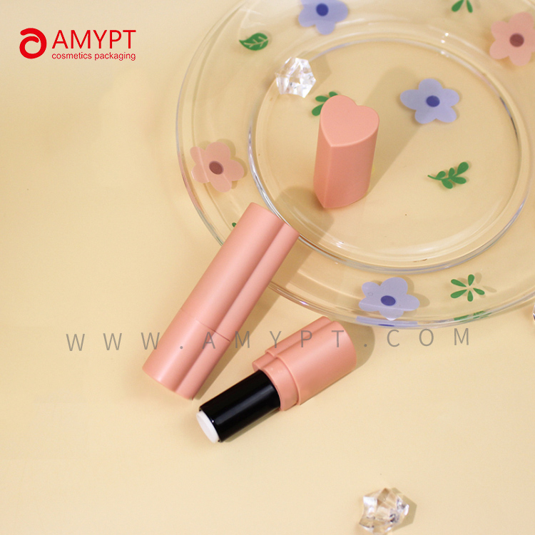 Kemasan Lipstik Kosong Matte Bentuk Hati Wadah Kosmetik Romantis 